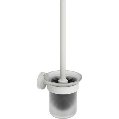 Ravak Kona - Wand-WC-Bürste mit Halterung, Glas/mattweiß X07P1324 (1/3)