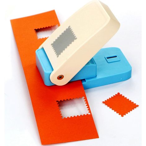 Perforatrice pour timbre à papier - Perforatrice à motif - Pour étiquettes cadeaux, bricolage, scrapbooking, photos, cartes de vœux (1/5)