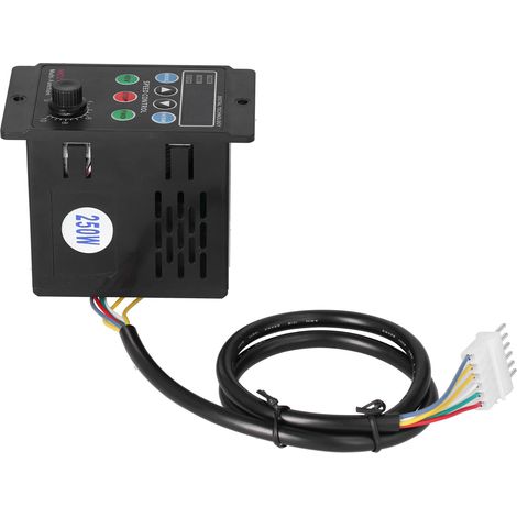 Contrôleur de vitesse de moteur UX52 avec affichage numérique, rhéostat électrique, monophasé, 220 V CA (250 W) (1/5)