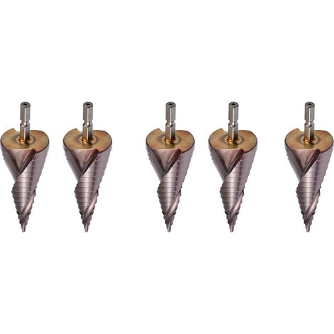 5X M35 HSS Co ÉTape Foret Bit Cobalt Cone Forets 4-32mm Bois Acier Inoxydable MéTal Trou Scie Outil Ensemble Hex (1/5)
