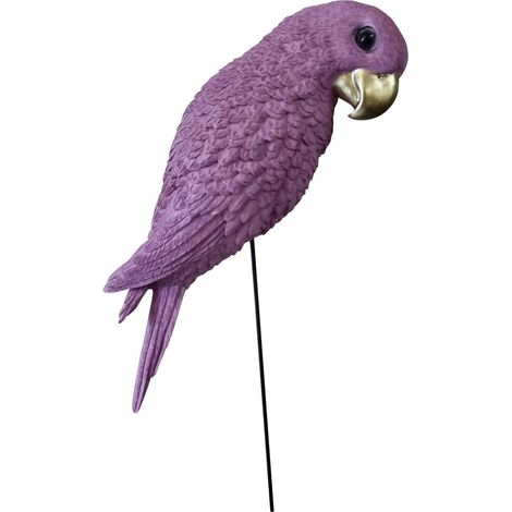 Dekofigur Papagei pink 48 cm pink Dekofigur