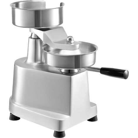 Máquina para hacer hamburguesas, construcción de acero inoxidable, diseño compacto, 5 pulgadas (1/2)
