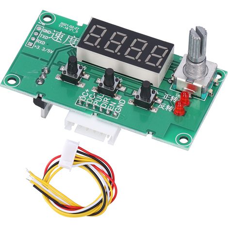 Stepper Motor Driver Board Stable Speed Controller Module with Digital Display DC8‑24V