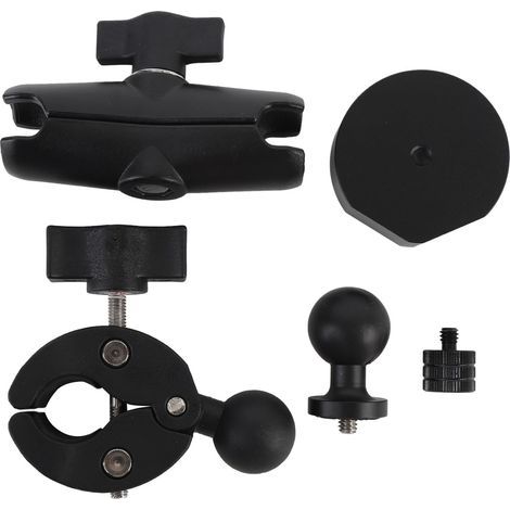 Verstellbare Klemmhalterung für Mini-Antennenmasthalterung aus ABS-Aluminiumlegierung, sichere Klemmung für flache Antennenmasten (1/5)