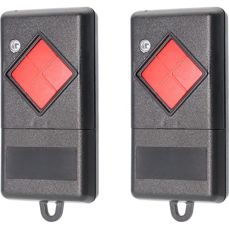 Lot de 2 télécommandes de rechange pour porte de garage 40,685 MHz (1/5)