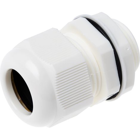 Presse-étoupe M25 en Nylon 66 pour câble de 13mm à 18mm, avec contre-écrous, IP68 ( Prix pour Paquet de 10 ) (1/2)