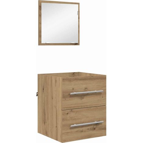Maison Exclusive - Set di mobili per il bagno Marrone 41 x 38,5 x 48 cm