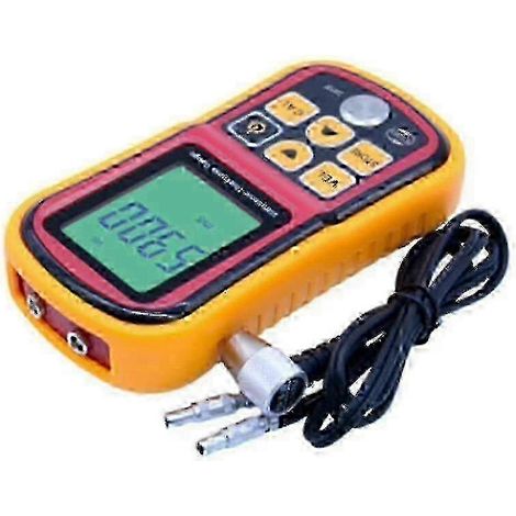 Jauge d'épaisseur à ultrasons GM100 1,2-225 mm (acier) - Testeur d'épaisseur à ultrasons numérique LCD (1/5)