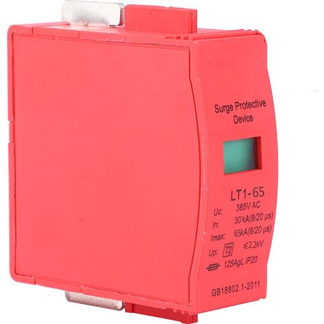 Dispositif de protection contre les surtensions pour usage domestique, parafoudre AC 385V65KA (1/5)