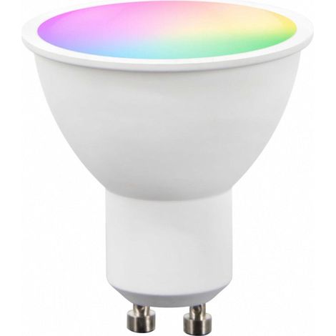 Ampoule LED Connectée WiFi GU10 5W RGBW - SILAMP (1/2)