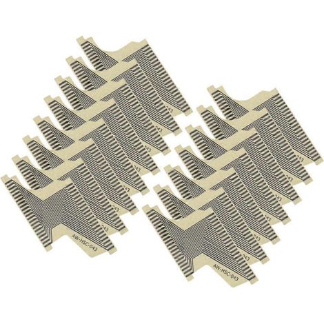 Lot de 15 connecteurs plats LCD AW-HSC-043 pour tableau de bord Opel Corsa Meriva, câble ruban de réparation de pixels de compteur de vitesse (1/5)