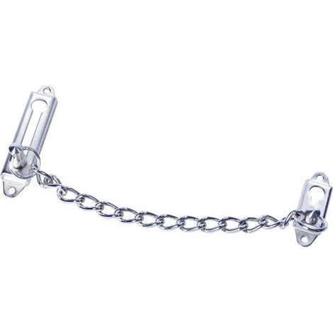 Entrebâilleur de porte CHAINET nickelé - SOCONA - CB1 (1/2)