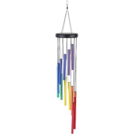 Lv.life Carillons oliens Tube color carillons vent fentre suspendus dcor maison jardin extrieur cour dcor ornement CARILLON A VENT (1/4)