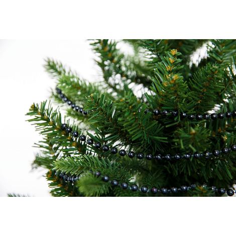 TrendLine Perlenkette, Kunststoff, 8 mm x 10 m, schwarz Trendline 0660155392 Perlenkette 2076601553922 TrendLine