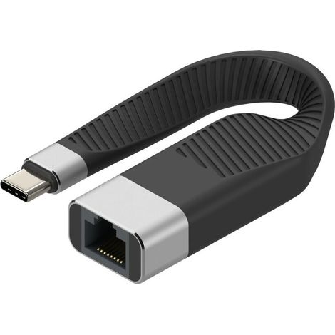 EFB Techly Flexibler Adapter Typ C auf RJ45 (ICOC-USBC-RJ45)