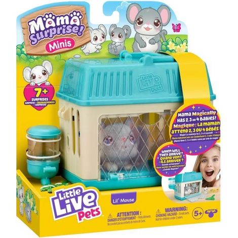 Peluches P'tites Souris Mama Surprise - Little Live Pets - Moose Toys (1/5)