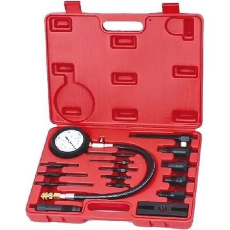 Set Misuratore Pressione Cilindro 16pz Camion Furgone Auto TU-15 Motori Diesel