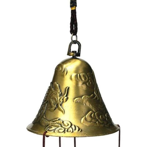 Carillon à vent en métal pour intérieur et extérieur 40 cm (1/4)