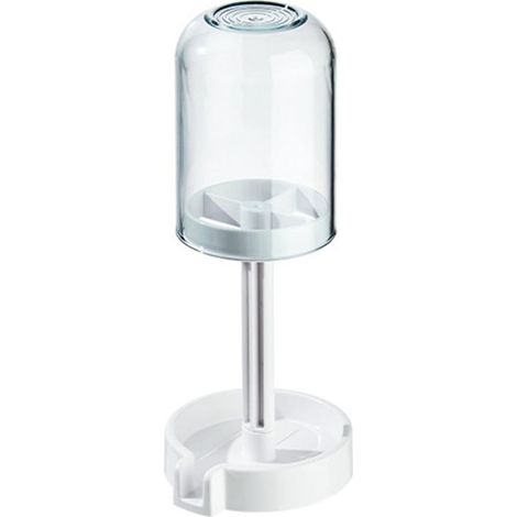 Support Pour Brosse À Dents - Porte-Gobelet Et Porte-Pâte Dentifrice 3-en-1 - Égouttant - ABS - 10 x 9 x 22 cm - 1 Pièce (1/5)