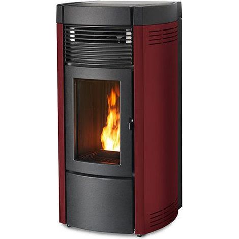 Stufa a Pellet MCZ Musa Hydromatic M1 16KW Bordeaux - 7119021