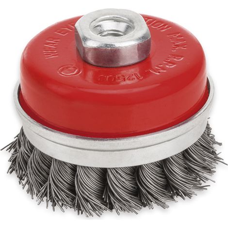Dogher 825-100INOX CEPILLO TAZA TRENZADO INOX 100x0,5MM