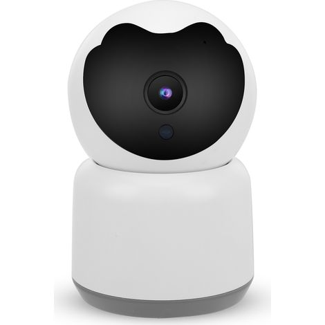 Caméra de sécurité intelligente 3MP 2,4G WiFi avec panoramique/inclinaison, LED infrarouge, détection de mouvement humain et intelligence artificielle, compatible avec la prise TUYA 100-240VUS. (1/5)