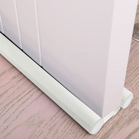Joint de porte, lot de 2, vainqueur du test, joint de porte en cuir de qualité supérieure de 95 cm, économie d'énergie silencieux et esthétique, porte anti-courant d'air lavable et découpable join (1/4)