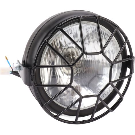 Phare de moto 5,75 pouces, feux de route/croisement, 35 W, universel, étanche, ultra-lumineux, style vintage (1/5)