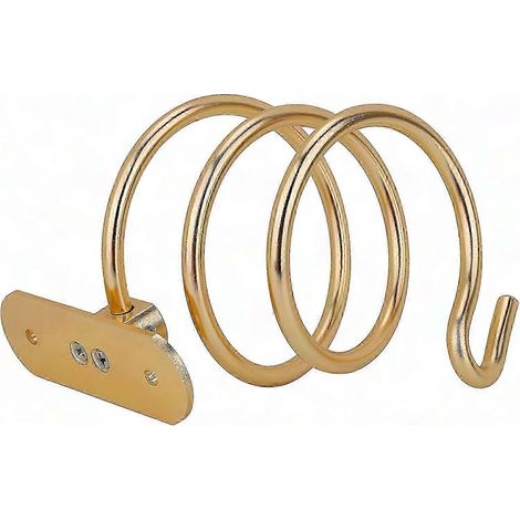 Wandmontierter Haartrockner (Bohren erforderlich), Badezimmer-Aufbewahrungsregal, Befestigungsmaterial inklusive (1/5)