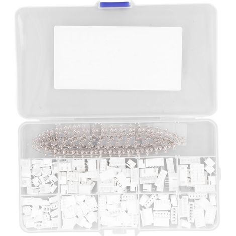 Kit de connecteurs à pas 2.54mm, fiche mâle et femelle avec boîtier PVC, broches en cuivre étamé, jeu de prises et socles. (1/5)