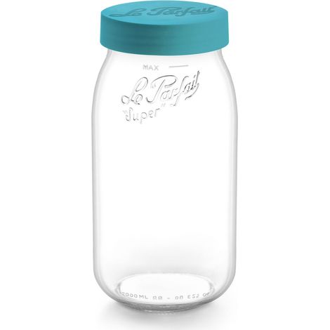 Bocal en verre avec couvercle 2L, LE PARFAIT (1/2)