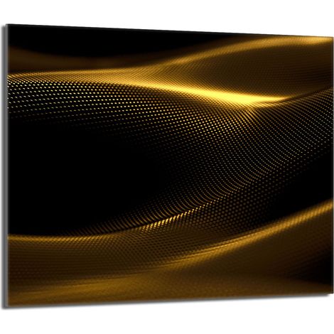 Piastra protettiva in vetro per stufa 60x52 Oro (1/5)
