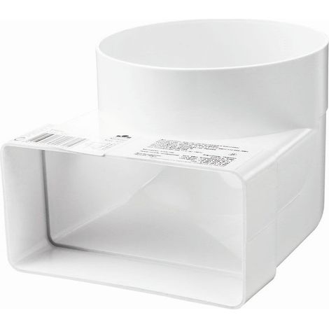 Chicane pour conduit de ventilation 125 mm