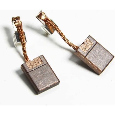 Lot de 2 charbons CB 440 pour perceuse visseuse – Charbons de carbone pour performance optimale – Compatible avec DTD146 DHP456 DHP458 BDF446 (1/3)