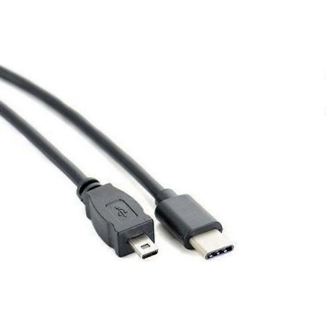 Câble de données OTG Mini USB Type C 8 broches pour la connectivité des appareils photo numériques