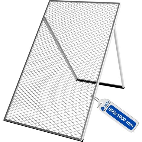 Tamis de jardin galvanisé à chaud 100 x 60 cm – tamis pour sable, terre et pierres, Tamis de Construction pour Sable, maille métallique – GeZu Impex