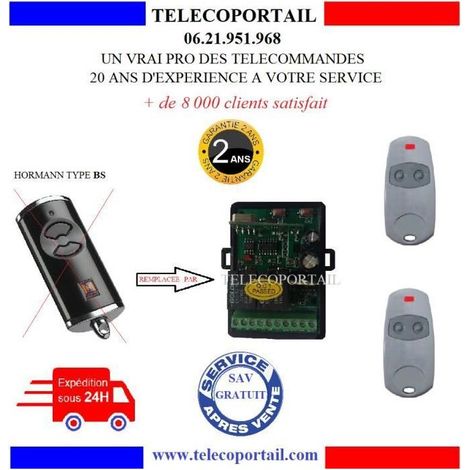 RECEPTEUR RADIO COMPATIBLE TELECOMMANDE HORMANN TUBAUTO HS HSE 868MHZ (1/3)