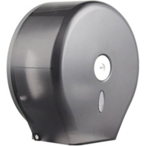 Distributeur de papier essuie-tout mural sans perçage, avec système de verrouillage, pour usage domestique et commercial, noir translucide.