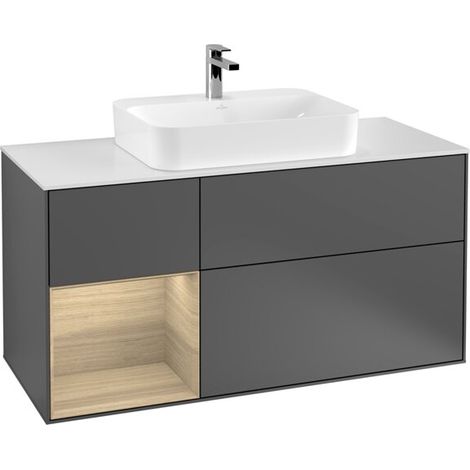 Villeroy & Boch F411PCGK Meuble sous-lavabo Finion F41 (1/2)