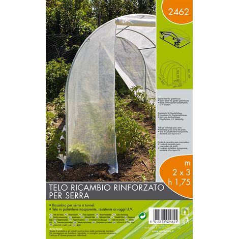 Telo ricambio per serra (200 x 300 x h 175 cm) modello milena