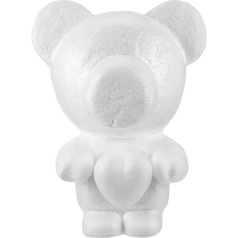 Moule en polystyrène en forme d'ours (1 pièce) - Décoration pour mariage et fête (1/5)