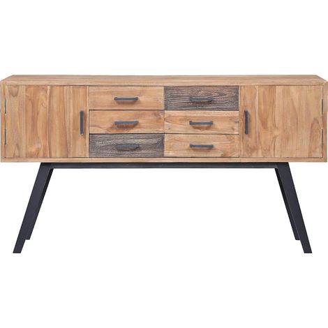 Maison Exclusive - Madia 110x30x75 cm in Legno Massello di Teak (1/5)