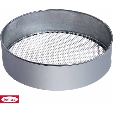 Metallrandsieb mit Wechselgitter verzinkt, Ø 39 cm Erdsieb (1/4)