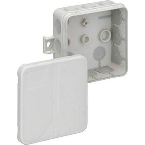 Spelsberg Caja de derivación, gris, tipo de protección IP55, sección transversal máx. del conductor 2,5², resistencia al impacto IK07, clase de protección II, Ui 400V AC, VDE, libre de halógenos, 3459