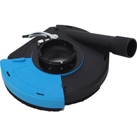 Buse anti-poussière universelle 7 pouces pour meuleuse d'angle 180mm, noir et bleu (1/5)