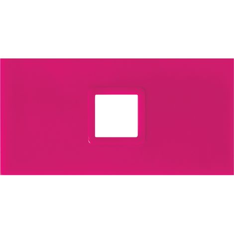 Lote de 4 ocultadores MSV de ABS y acrilico en color fucsia 6,4 x 9,8 x 2,5 cm