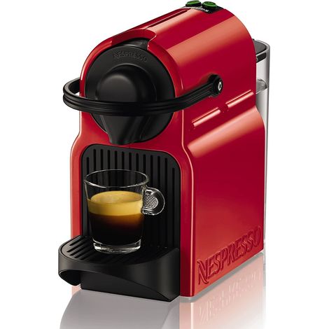 Nespresso by Krups Inissia XN1005 - Macchina da caffè, 1260W, Rosso (Ruby Red) (1/5)