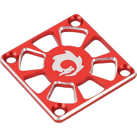 Couvercle de Ventilateur RC en Alliage Léger 1.18 Pouces - Protection Robuste et Remplaçable, Rouge