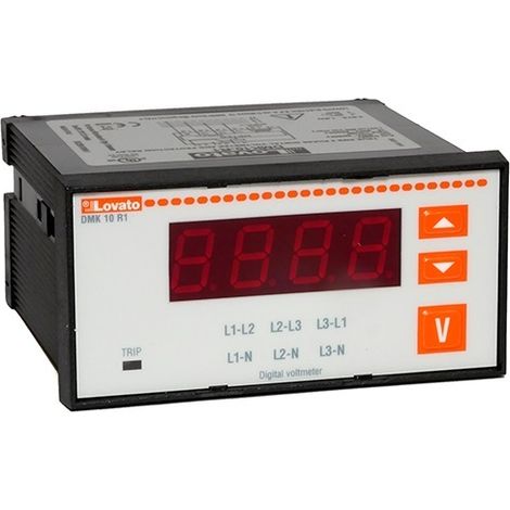 Voltmetro Digitale 3F 96X48Mm+ Rele Programmato