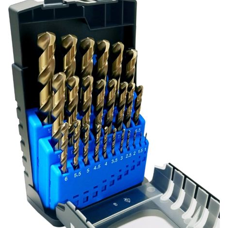 Bohrer HSS M35 Cobalt DIN338 135Grad 1-13mm 25 (1/5)